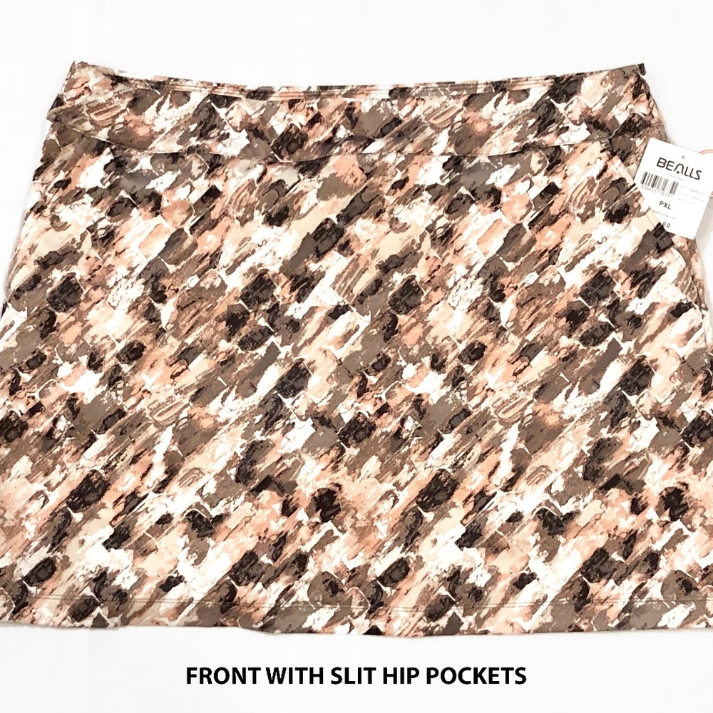 NWT Coral Bay Print SKORT Petite PXL UPF 50+ Wicki